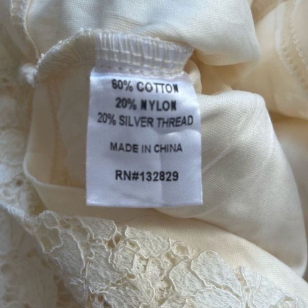 Superdown Lace Halter Mini Dress Ivory Small - Picture 6 of 8